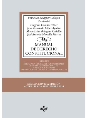 MANUAL DE DERECHO CONSTITUCIONAL VOL. II