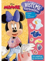 MINNIE. VÍSTEME CON PEGATINAS 2