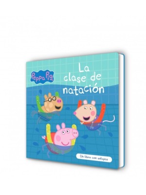 PEPPA PIG. LIBRO DE CARTÓN CON SOLAPAS - LA CLASE DE NATACIÓN