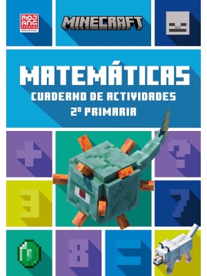 MINECRAFT OFICIAL: CUADERNO DE ACTIVIDADES, MATEMÁTICAS 2.º PRIMARIA
