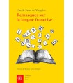 REMARQUES SUR LA LANGUE FRANÇOISE