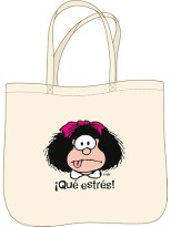 BOLSA MAFALDA ¡QUÉ ESTRÉS!