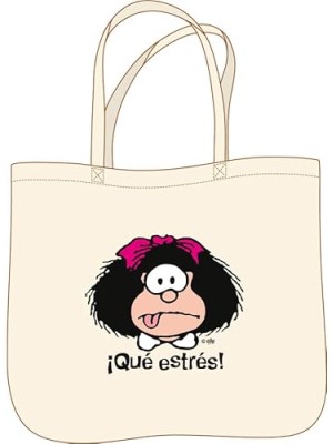 BOLSA MAFALDA ¡QUÉ ESTRÉS!