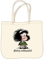 BOLSA MAFALDA ¡ESTOY EXHAUSTA!