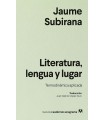 LITERATURA, LENGUA Y LUGAR