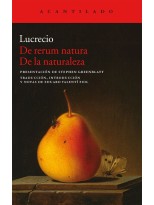 DE RERUM NATURA / DE LA NATURALEZA