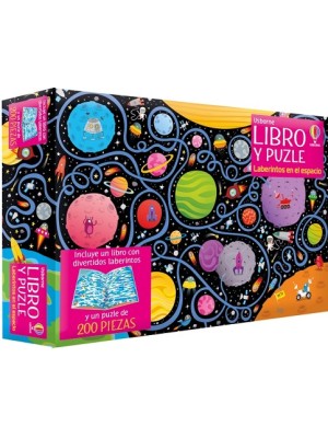 LABERINTOS EN EL ESPACIO LIBRO PUZLE