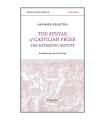SYNTAX OF CASTILIAN PROSE, THE