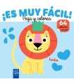 ES MUY FÁCIL! PEGA Y COLOREA. LEÓN