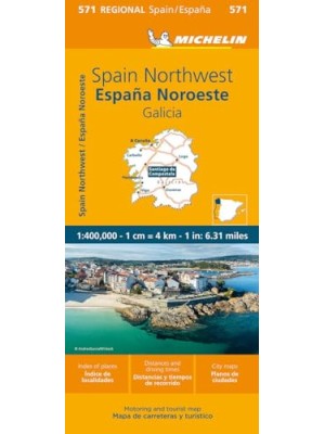MAPA REGIONAL ESPA¥A NOROESTE - GALICIA (11571)