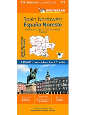 MAPA REGIONAL ESPA¥A NOROESTE - CASTILLA Y LEON, M