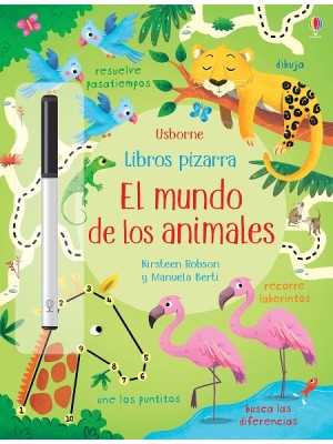 MUNDO DE LOS ANIMALES (LIBRO PIZARRA)