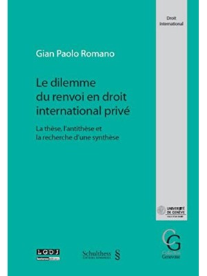 DILEMME DU RENVOI EN DROIT INTERNATIONAL PRIVE