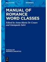 MANUAL OF ROMANCE WORD CLASSES