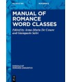 MANUAL OF ROMANCE WORD CLASSES
