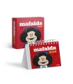 MAFALDA 2026, CALENDARIO ESCRITORIO ROJO CON CAJA