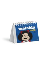 MAFALDA 2026, CALENDARIO ESCRITORIO AZUL