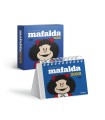 MAFALDA 2026, CALENDARIO ESCRITORIO AZUL CON CAJA