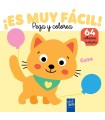 ES MUY FÁCIL  PEGA Y COLOREA. GATO