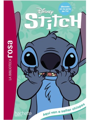 BIBLIOTECA ROSA STITCH 5 AQUÍ VAN A SALTAR CHISPAS