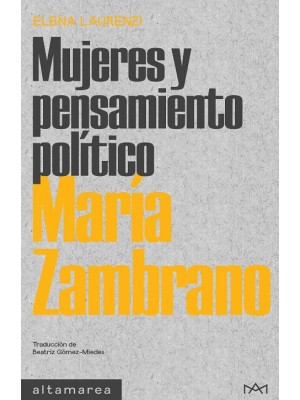 MUJERES Y PENSAMIENTO POLITICO MARÍA ZAMBRANO