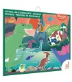 PEGATINAS DE DINOSAURIOS. ESTUCHE DE ARTISTA