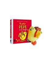POLLO PEPE VA AL COLEGIO CON MUÑECO