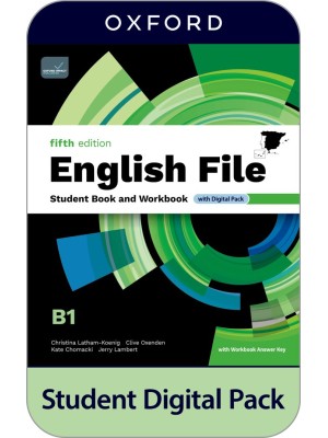 ENGLISH FILE B1 STUDENT'S BOOK AND WORKBOOK AND DIGITAL WITH KEY 5TH EDITION