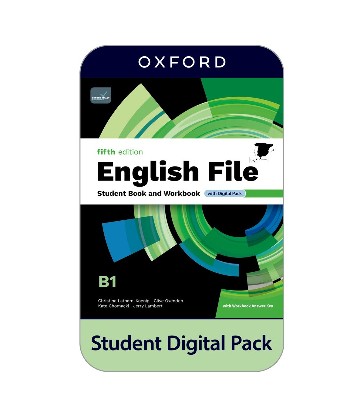 ENGLISH FILE B1 STUDENT'S BOOK AND WORKBOOK AND DIGITAL WITH KEY 5TH EDITION