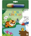 PINTO CON AGUA-LOS ANIMALES SALVAJES