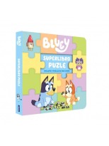 BLUEY. LIBRO JUGUETE - SUPERLIBRO PUZZLE. 4 PUZLES DE DOS CARAS PARA LEER Y JUGA