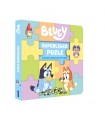 BLUEY. LIBRO JUGUETE - SUPERLIBRO PUZZLE. 4 PUZLES DE DOS CARAS PARA LEER Y JUGA