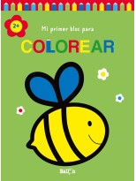MI PRIMER BLOC PARA COLOREAR ABEJA +2