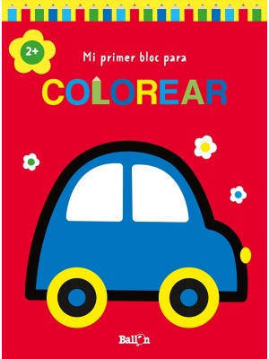 MI PRIMER BLOC PARA COLOREAR COCHE +2