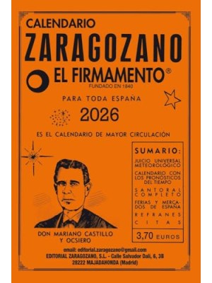 CALENDARIO ZARAGOZANO 2026