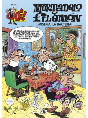 OLE Nº 207 MORTADELO Y FILEMÓN. ¡MISERIA, LA BACTERIA! (OLÉ! MORTADELO 207)