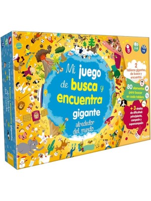 BUSCA Y ENCUENTRA GIGANTE ALREDEDOR DEL MUNDO JUEGO DE MESA