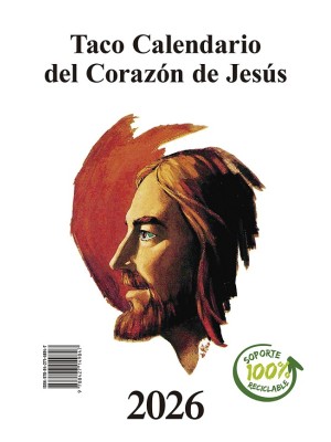 TACO CALENDARIO DEL CORAZÓN DE JESÚS 2026 GRANDE