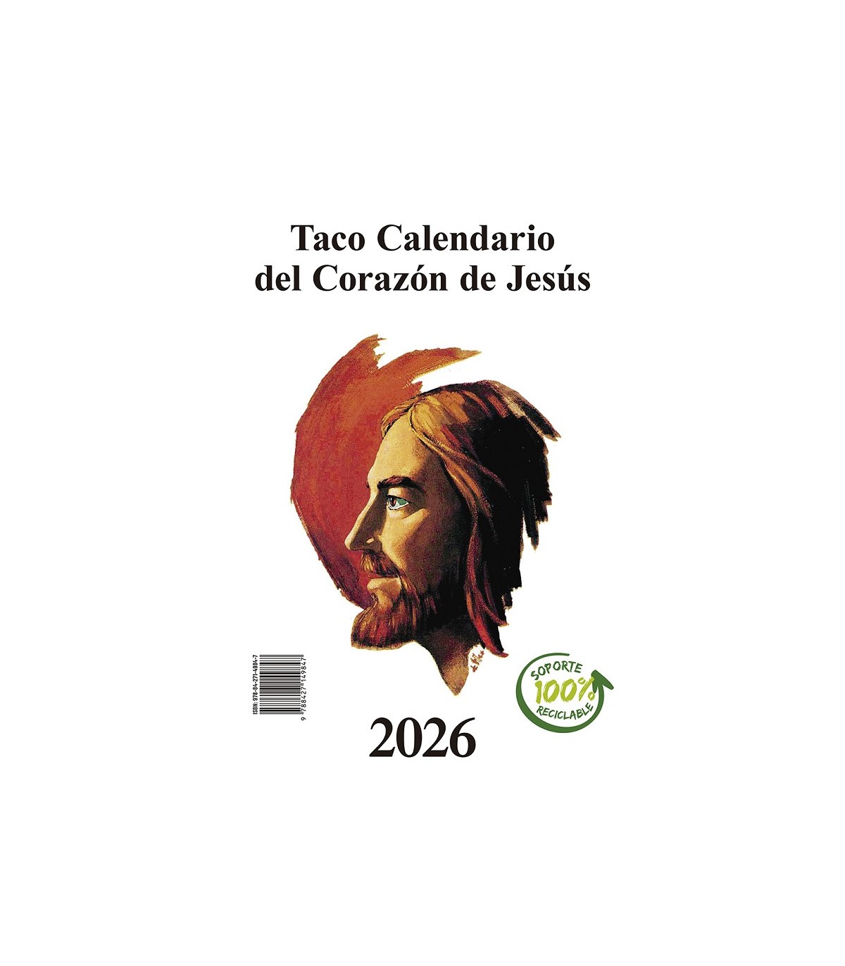 TACO CALENDARIO DEL CORAZÓN DE JESÚS 2026 GRANDE