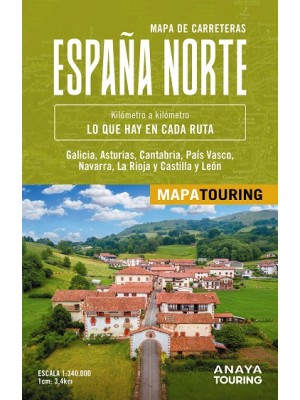 ESPAÑA NORTE MAPA DE CARRETERAS