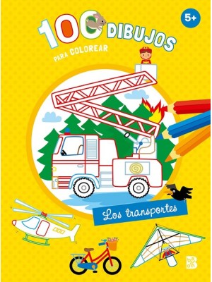100 DIBUJOS PARA COLOREAR - LOS TRANSPORTES