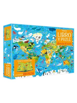 ANIMALES DEL MUNDO (LIBRO Y PUZLE)