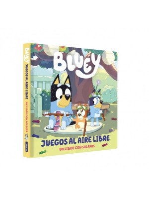 BLUEY. LIBRO DE CARTÓN CON SOLAPAS - JUEGOS AL AIRE LIBRE