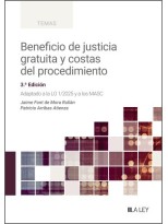 BENEFICIO DE JUSTICIA GRATUITA Y COSTAS DEL PROCEDIMIENTO