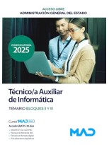 TECNICO AUXILIAR EN INFORMATICA TEMARIO BLOQUES II, III