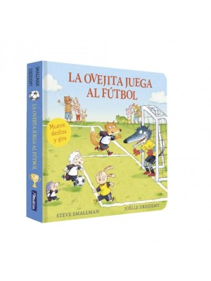 OVEJITA JUEGA AL FÚTBOL (LA OVEJITA QUE VINO A CENAR. LIBRO DE CARTÓN CON MEC
