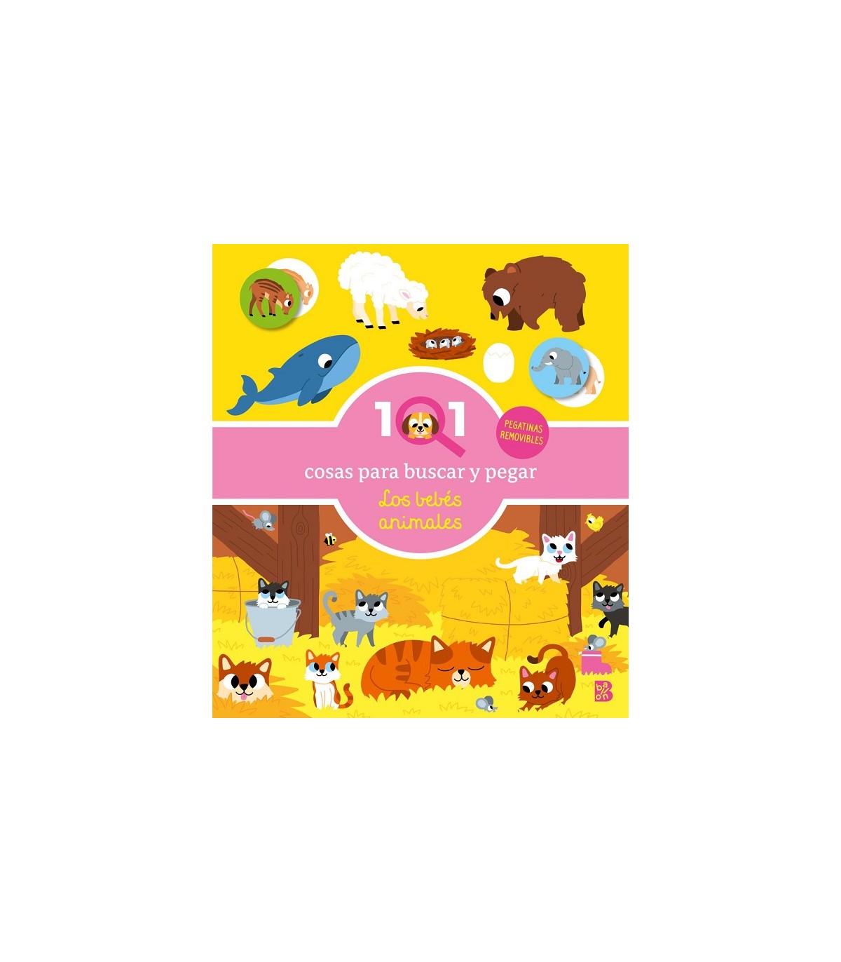 101 COSAS PARA BUSCAR Y PEGAR-LOS BEBÉS ANIMALES