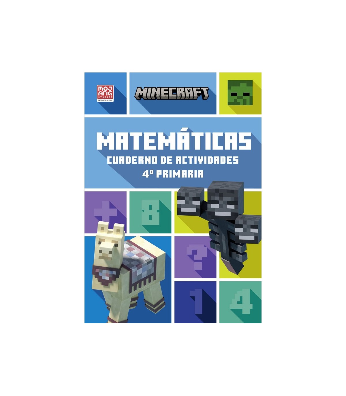 MINECRAFT OFICIAL: CUADERNO DE ACTIVIDADES, MATEMÁTICAS 4.º PRIMARIA