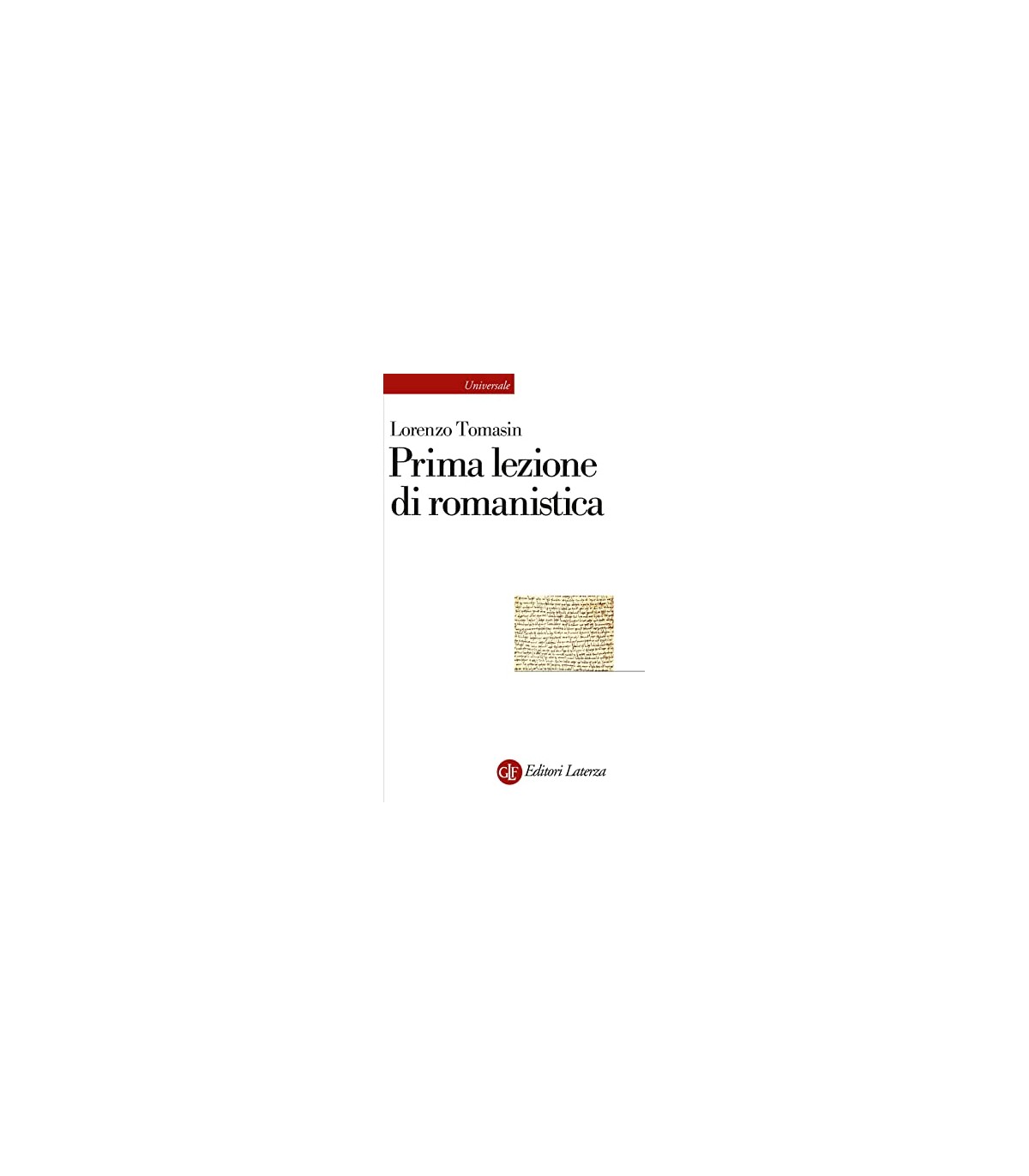PRIMA LEZIONE DI ROMANISTICA