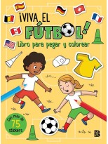 ¡VIVA EL FÚTBOL! LIBRO PARA PEGAR Y COLOREAR